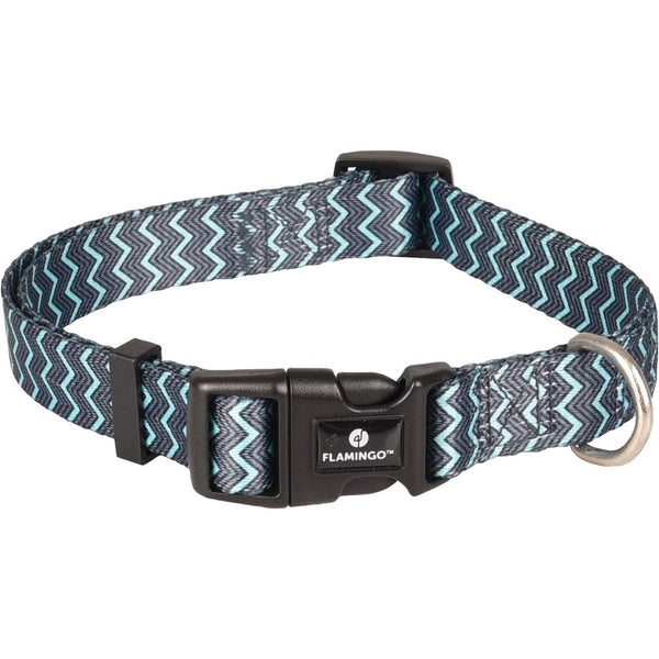 Collier sinam vert/gris m 40-55cm 20mm