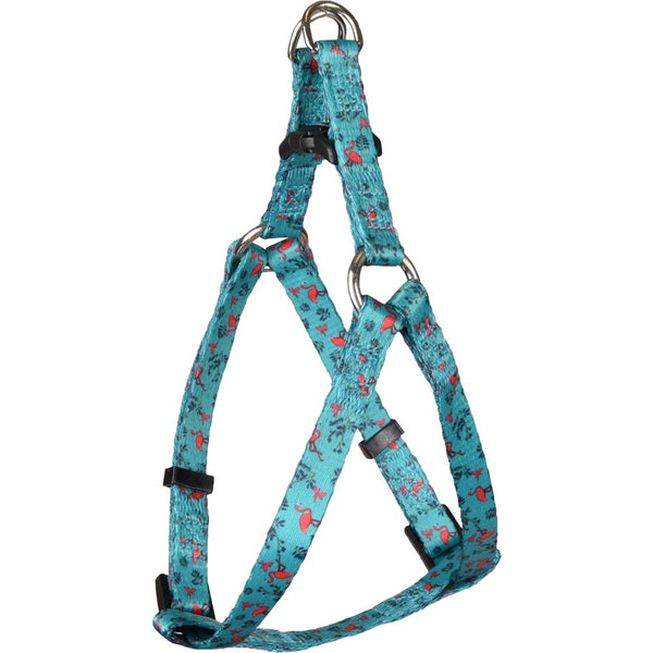 Harnais step&go samar vert avec flamingo xs 30-40cm 10mm