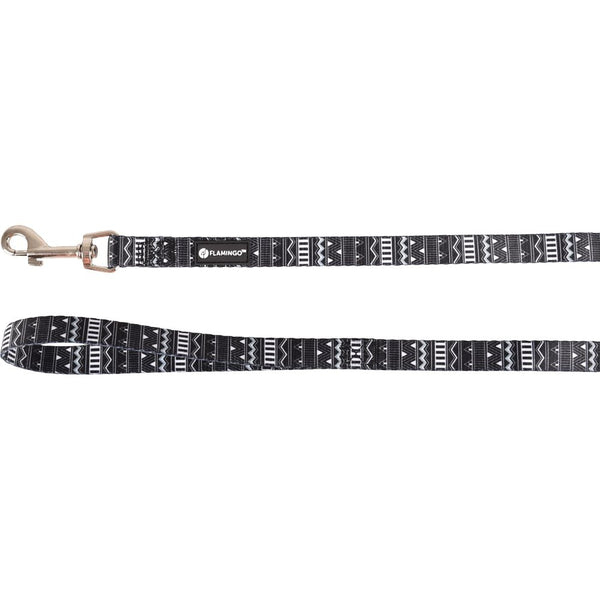Laisse sadie noir/blanc 120cm 15mm