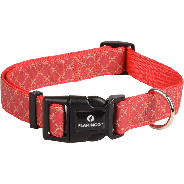 Collier odin rouge l 45-65cm 25mm