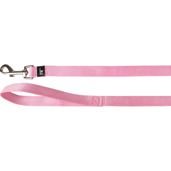 Laisse ziggi rose 130cm 20mm