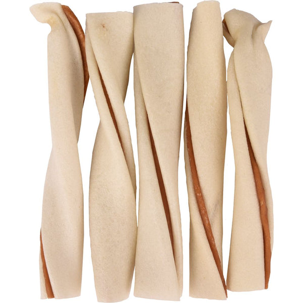 R'hide twisted chewing rolls avec poulet 12cm 5pcs 70gr