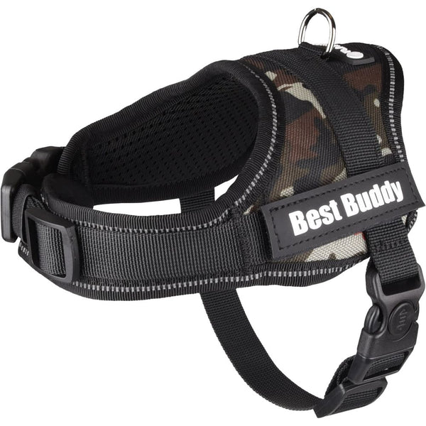 Harnais best buddy pluto jungle camouflage xxs 34-46cm 20mm