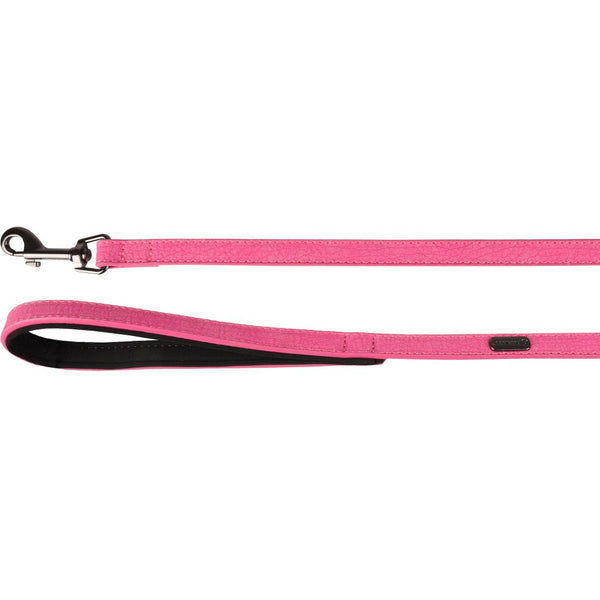 Laisse leza rose 130cm 15mm