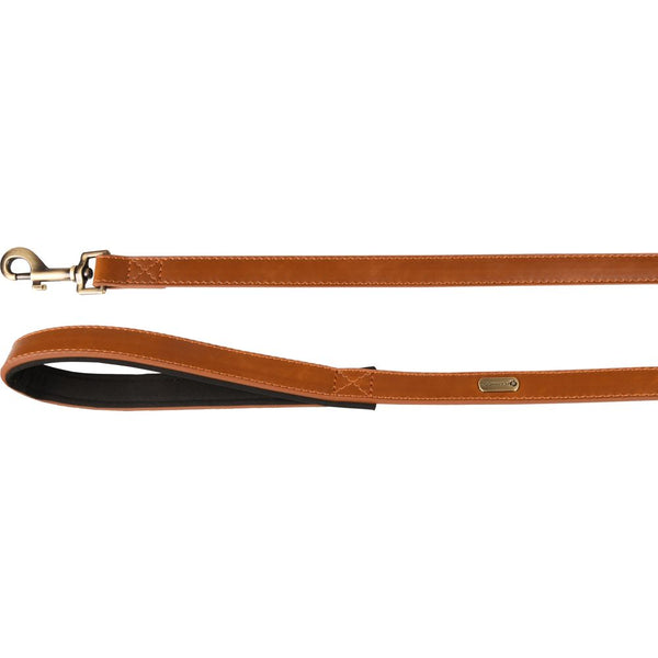 Laisse lyabo cognac 130cm 20mm
