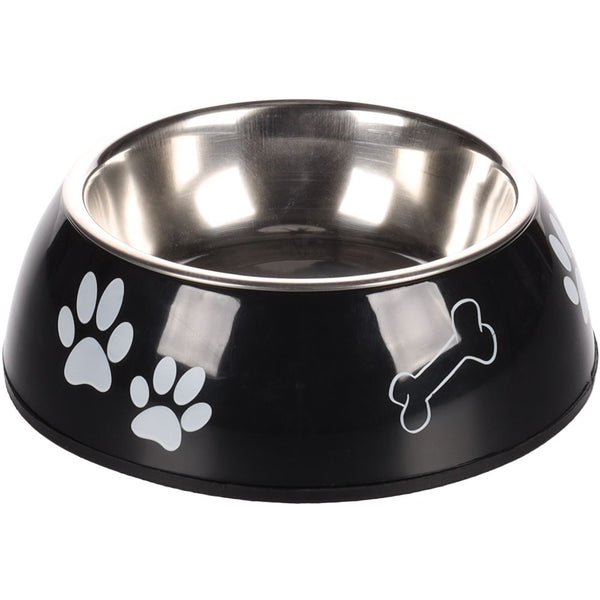 Gamelle pour la nourriture divar motif patte noir s 14cm 230ml