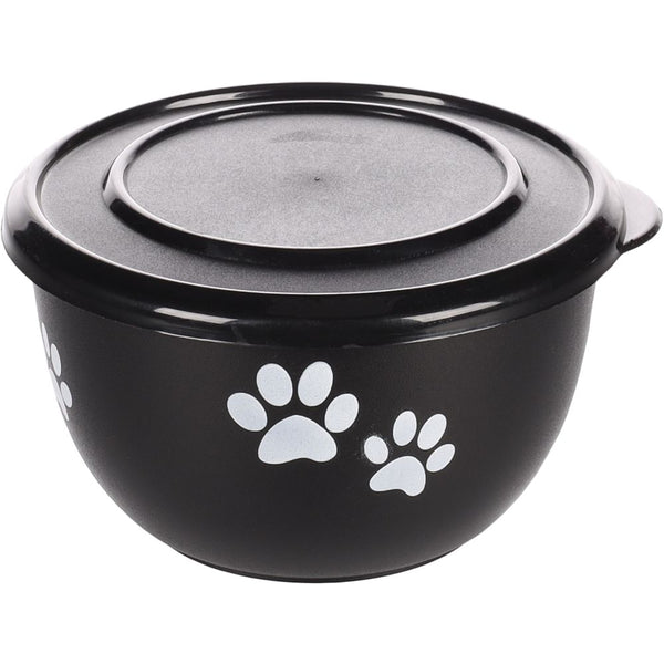 Écuelle pour la nourriture kena avec couvercle noir s 12,7cm600ml