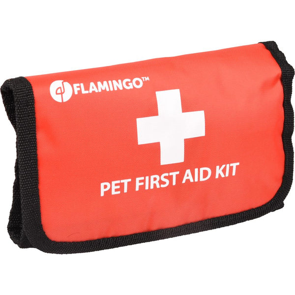 Trousse de secours resku animaux domestiques basic rouge 18x12x4cm