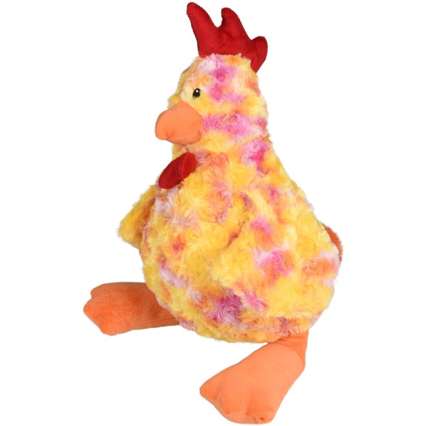 Jchien lorio peluche poule large jaune 47cm