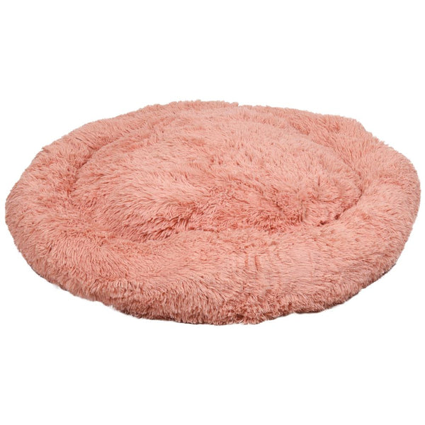 Panier krems rond vieux rose 90cm