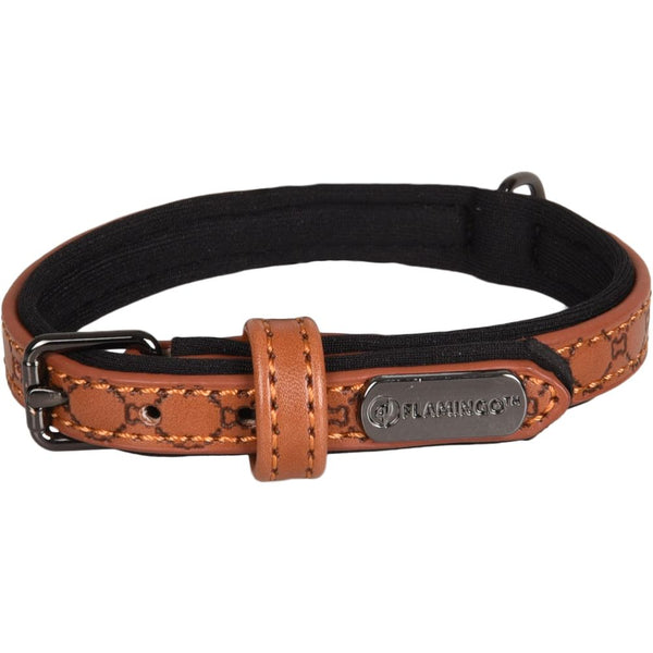 Collier patti brun xs 21-26cm 10mm