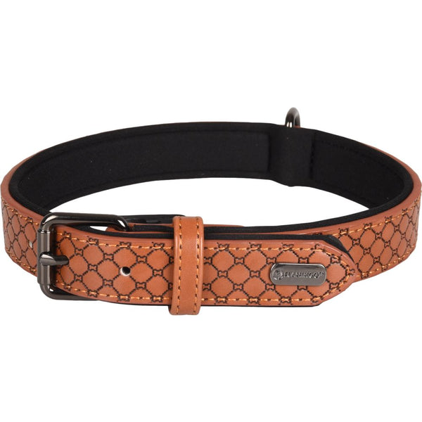 Collier patti brun l 43-53cm 25mm