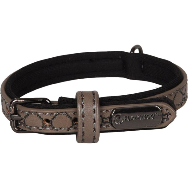 Collier patti gris xs 21-26cm 10mm