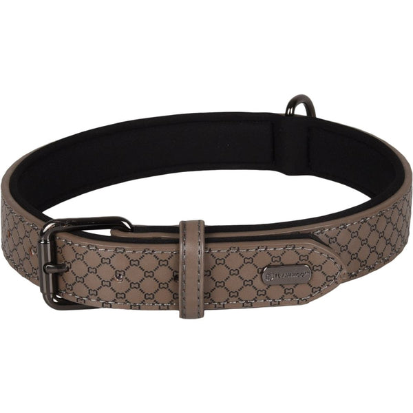 Collier patti gris xxl 52-62cm 30mm