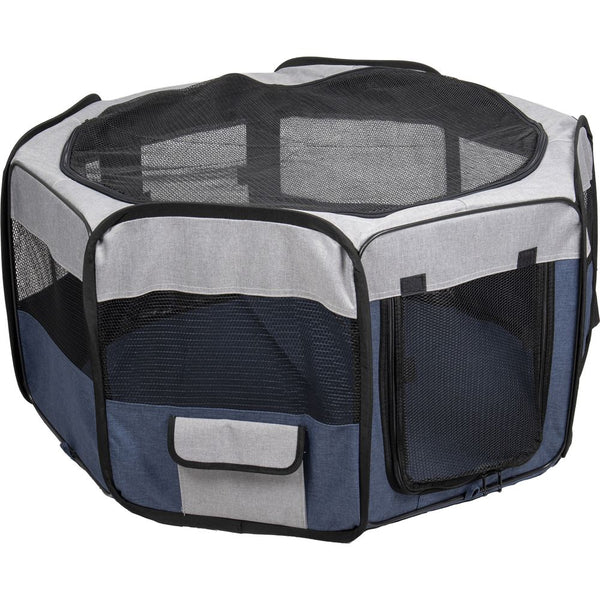 Enclos flavio gris/bleu m 84x84x43cm
