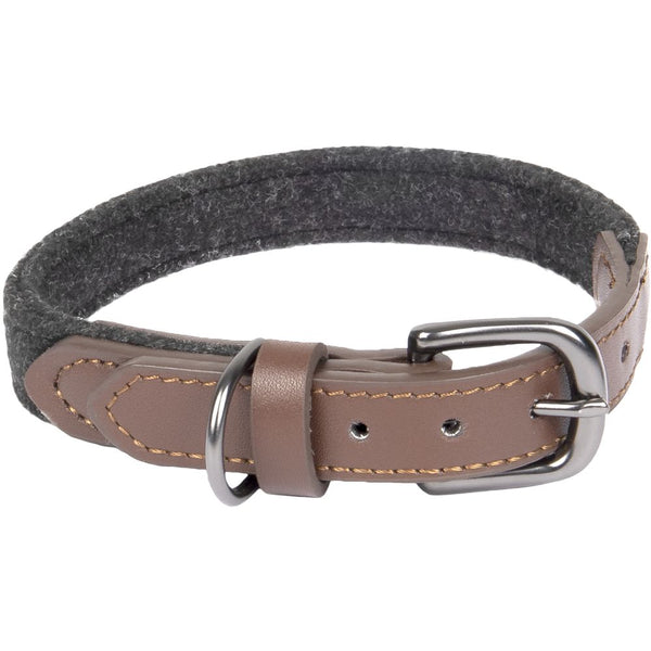 Collier yura noir/brun s 29-35cm 20mm