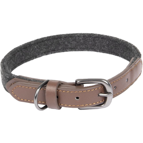 Collier yura noir/brun m 36-44cm 20mm