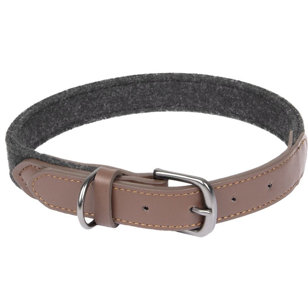 Collier yura noir/brun l 43-53cm 25mm