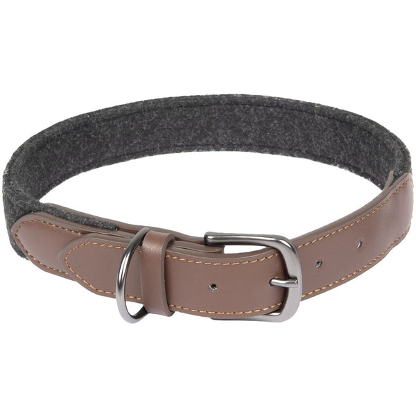 Collier yura noir/brun xl 47-57cm 30mm