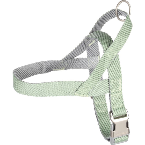 Harnais norvegien elly vert m 52-65cm 25mm