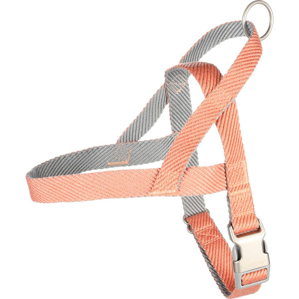 Harnais norvegien elly rose saumon l 62-75cm 25mm
