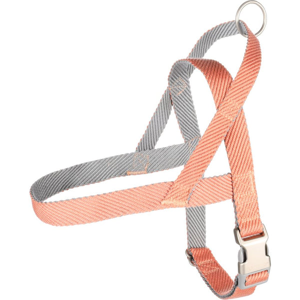Harnais norvegien elly rose saumon xl 65-85cm 25mm