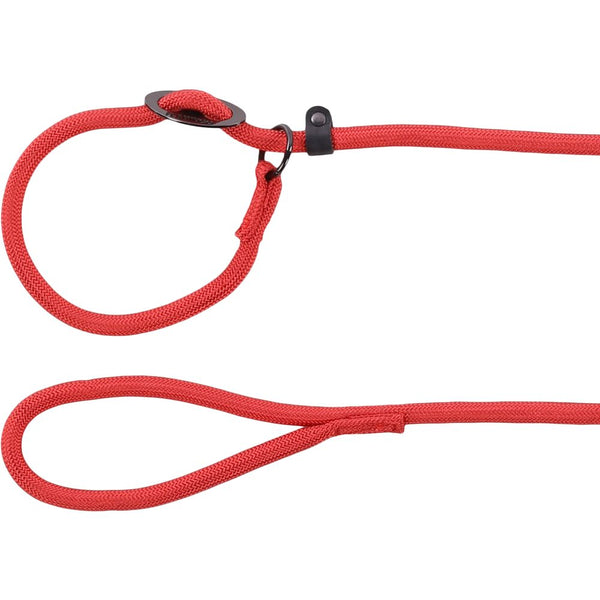 Laisse anti-traction aiden rouge 130cm 12mm