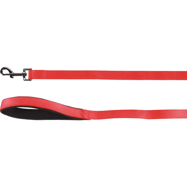 Laisse abbi rouge 130cm 20mm
