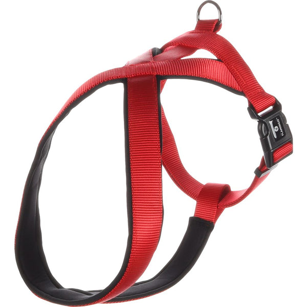 Harnais cross abbi rouge m 58-70cm 25mm