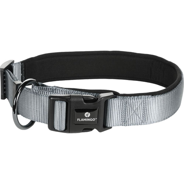 Collier abbi gris xl 55-60cm 32mm