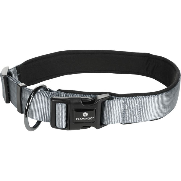 Collier abbi gris xxl 60-65cm 32mm