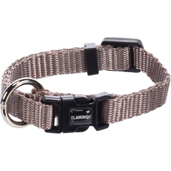 Collier ziggi taupe xxs 15-25cm 10mm