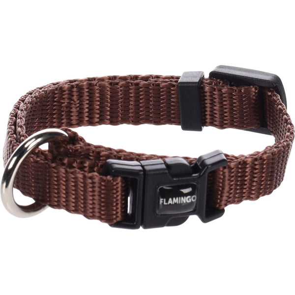 Collier ziggi brun xxs 15-25cm 10mm