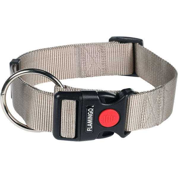 Collier ziggi greige xl 55-75cm 40mm