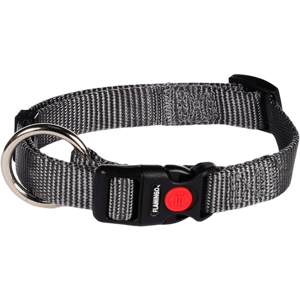Collier ziggi gris fonce s 30-45cm 15mm