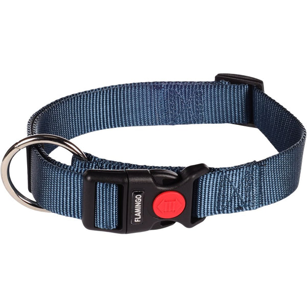 Collier ziggi bleu fonce l 45-65cm 25mm
