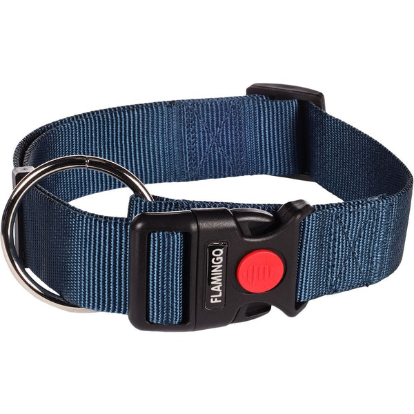 Collier ziggi bleu fonce xl 55-75cm 40mm