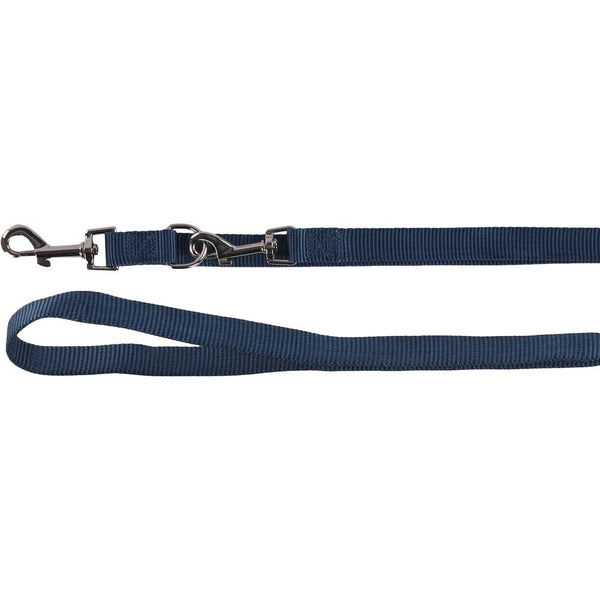 Laisse d'entraînement ziggi bleu fonce 200cm 20mm