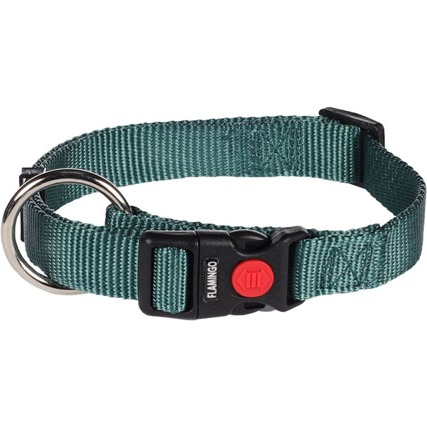 Collier ziggi vert fonce m 40-55cm 20mm