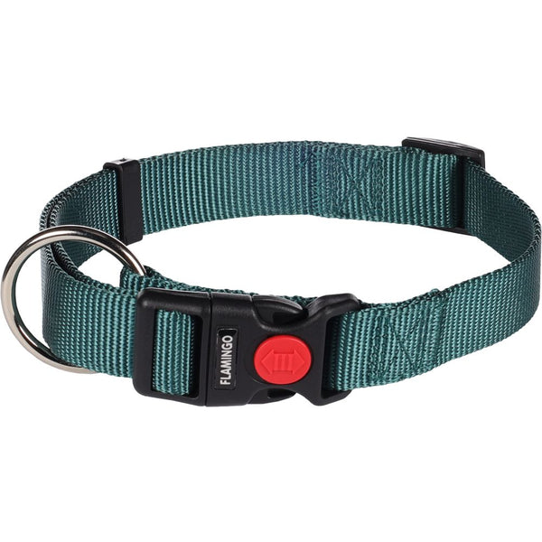Collier ziggi vert fonce l 45-65cm 25mm