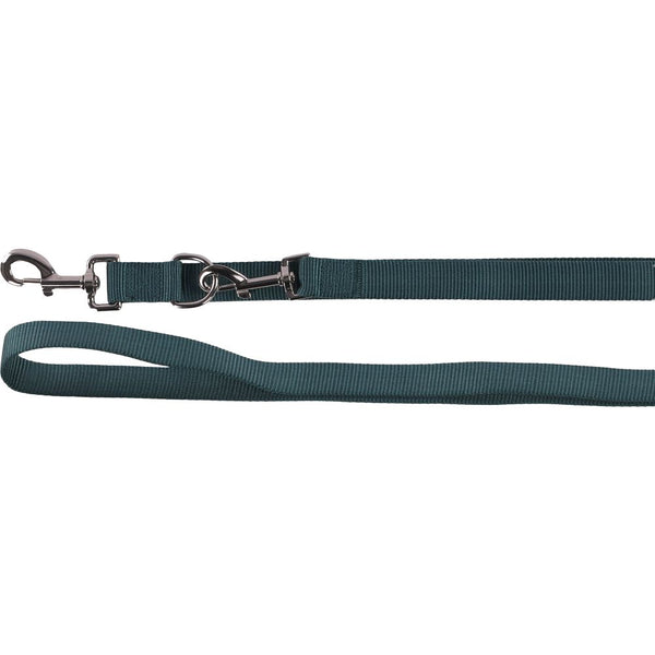 Laisse d'entraînement ziggi vert fonce 200cm 25mm