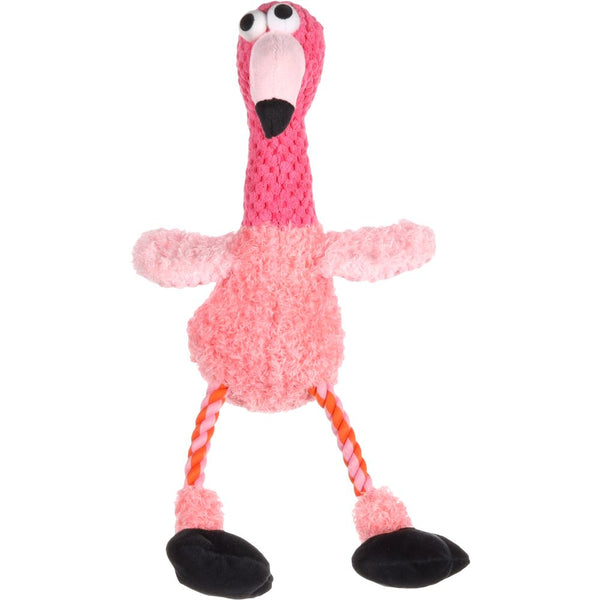 Jchien malita flamant en peluche rose 40cm