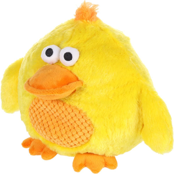 Jchien nando canard en peluche jaune 29cm