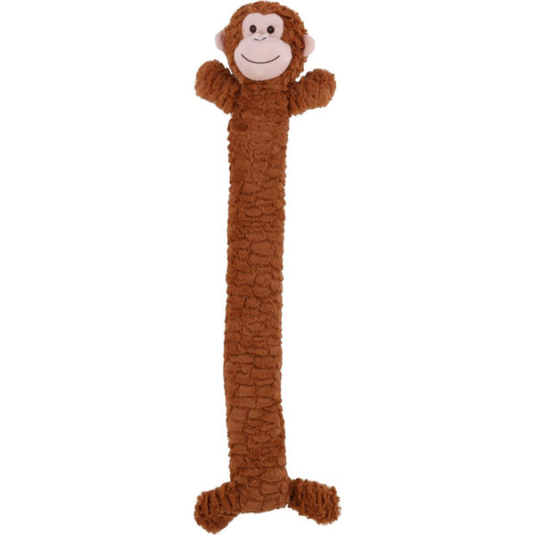 Jchien nowa singe en peluche avec corps long brun 85cm