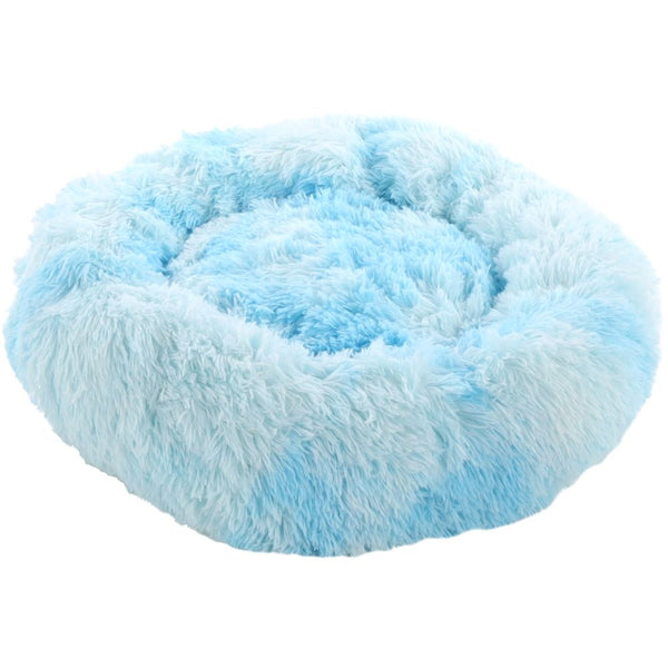 Panier demi rond bleu 50cm
