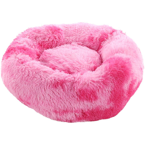 Panier demi rond rose 50cm