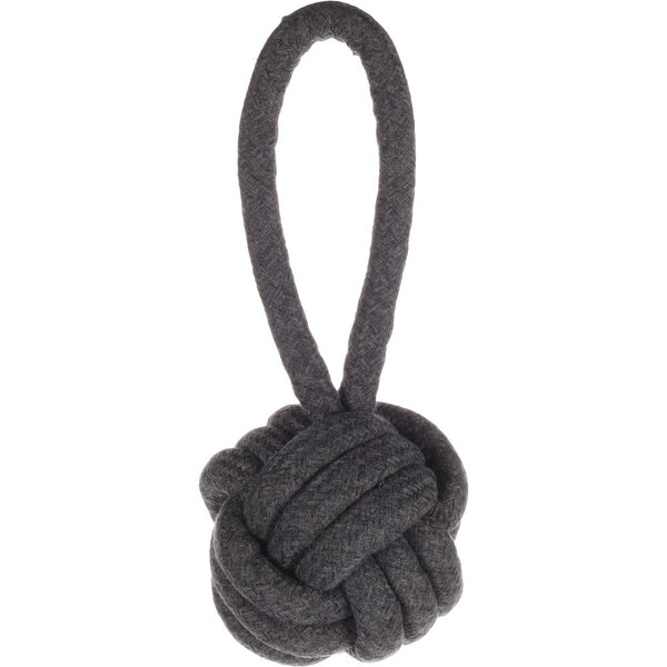 Jchien coton ringo corde + balle gris 25cm/8,5cm/15mm