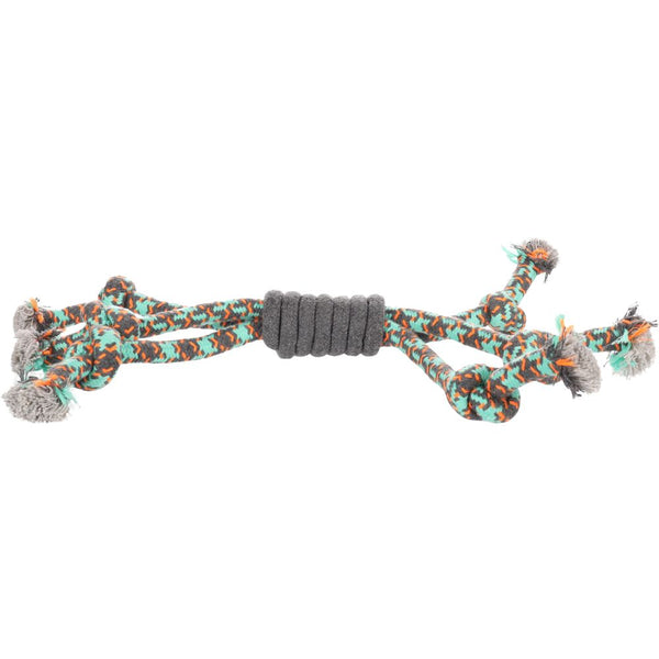 Jchien coton riva corde + twist vert 45cm