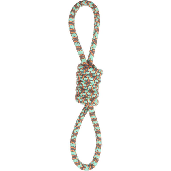 Jchien coton riva corde de traction + twist vert 41cm