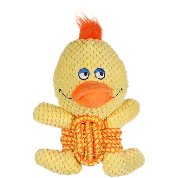 Jchien farmi canard + corde jaune 22cm